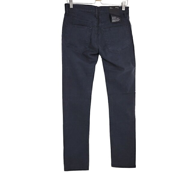 J Brand 29x33 Kane Straight Fit Double Weave Twill Black Pants Depth - Picture 7 of 8